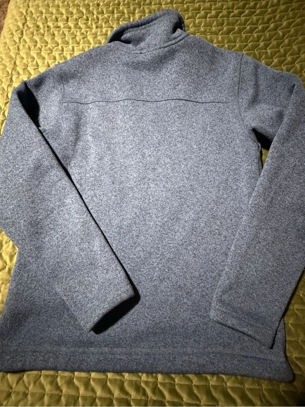The North Face blue men’s fleece 1/4 zip pullover  size small